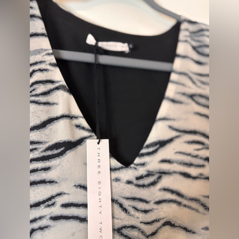 Zebra Print Three Eighty Two Dress - Picture 2 of 4